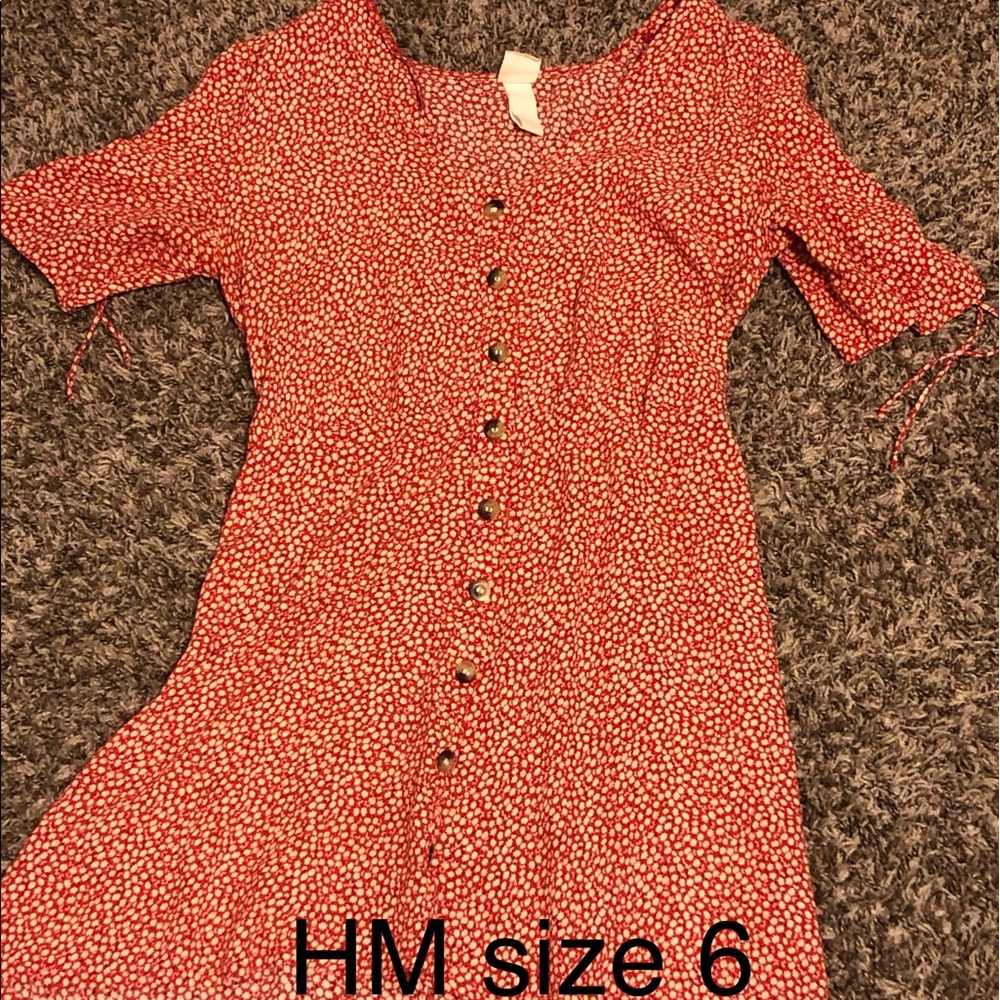 Red Floral H&M Dress